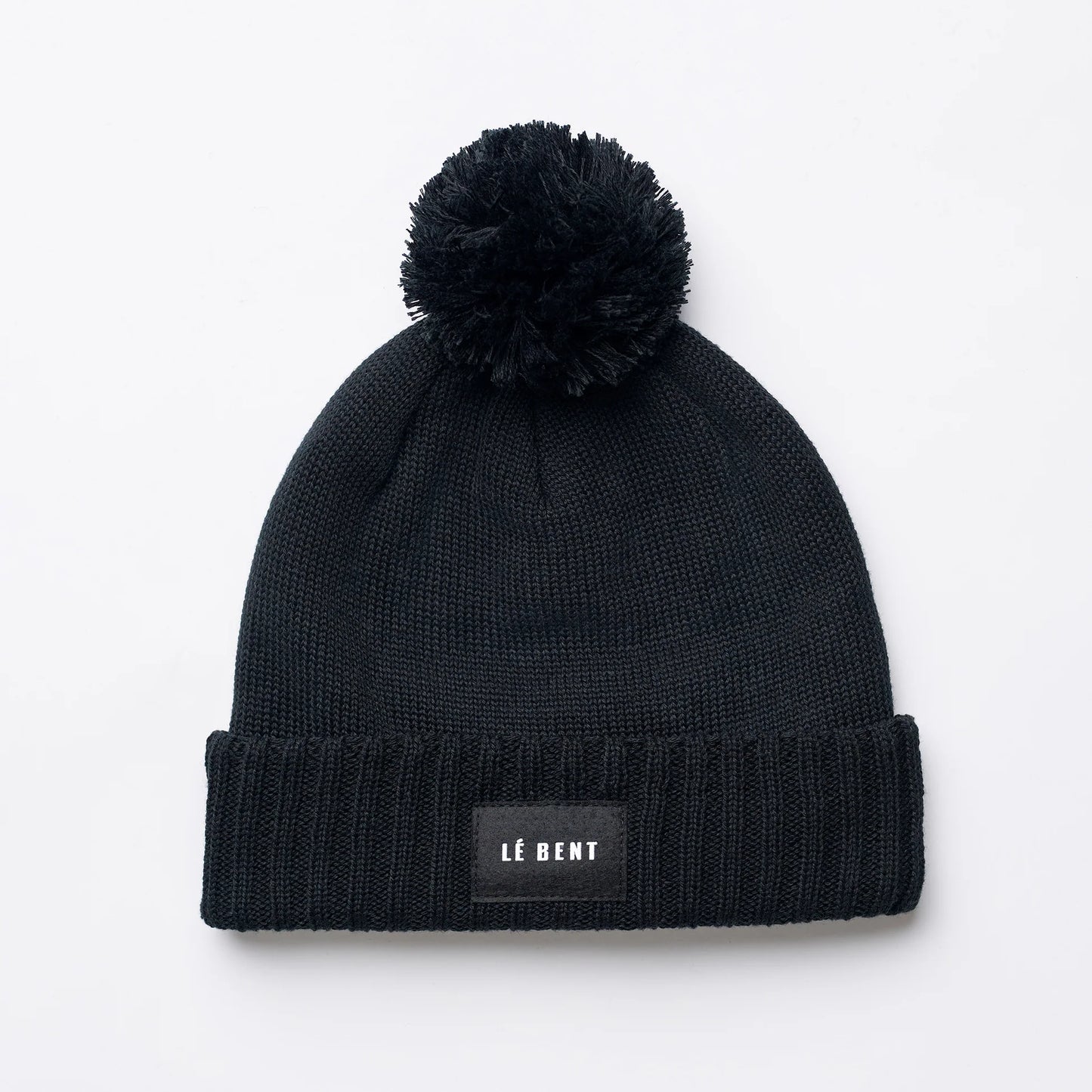 Le Bent Pom Pom Beanie Black