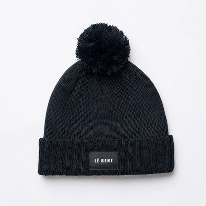Le Bent Pom Pom Beanie Black