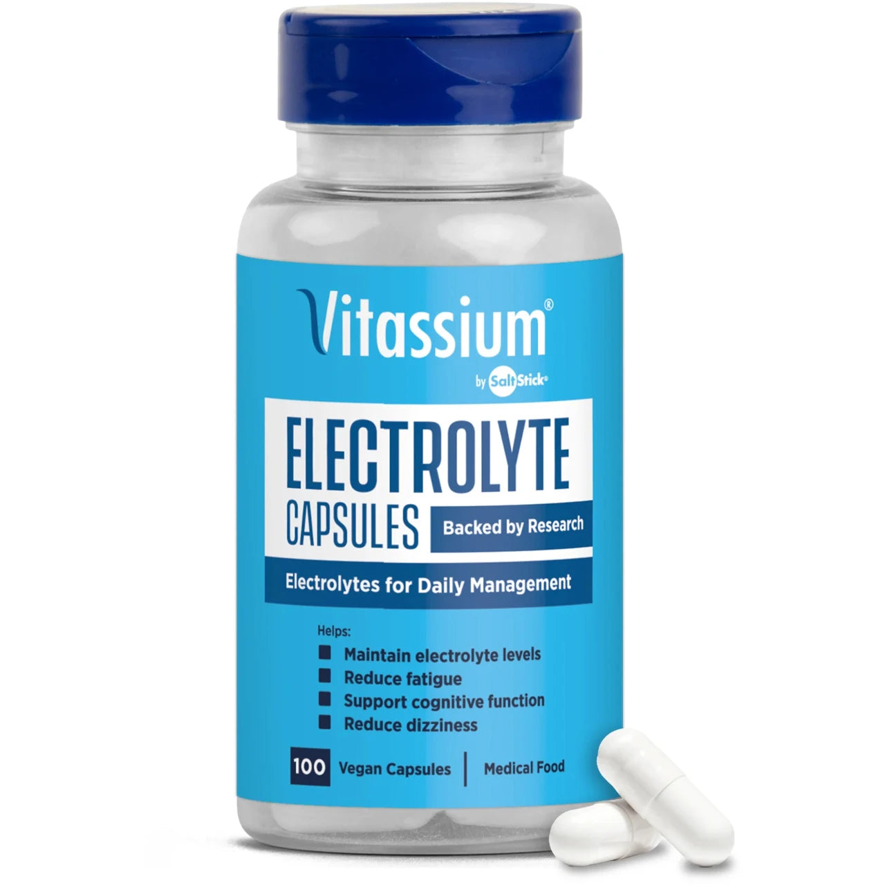 SaltStick Vitassium Capsules - 100 Caps