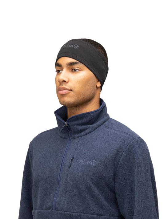 Unisex Norrøna /29 Warmwool2 Headband - Caviar