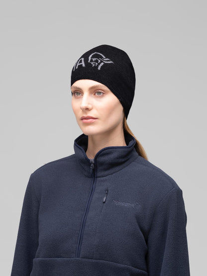 Unisex Norrøna /29 merinoUll logo Beanie