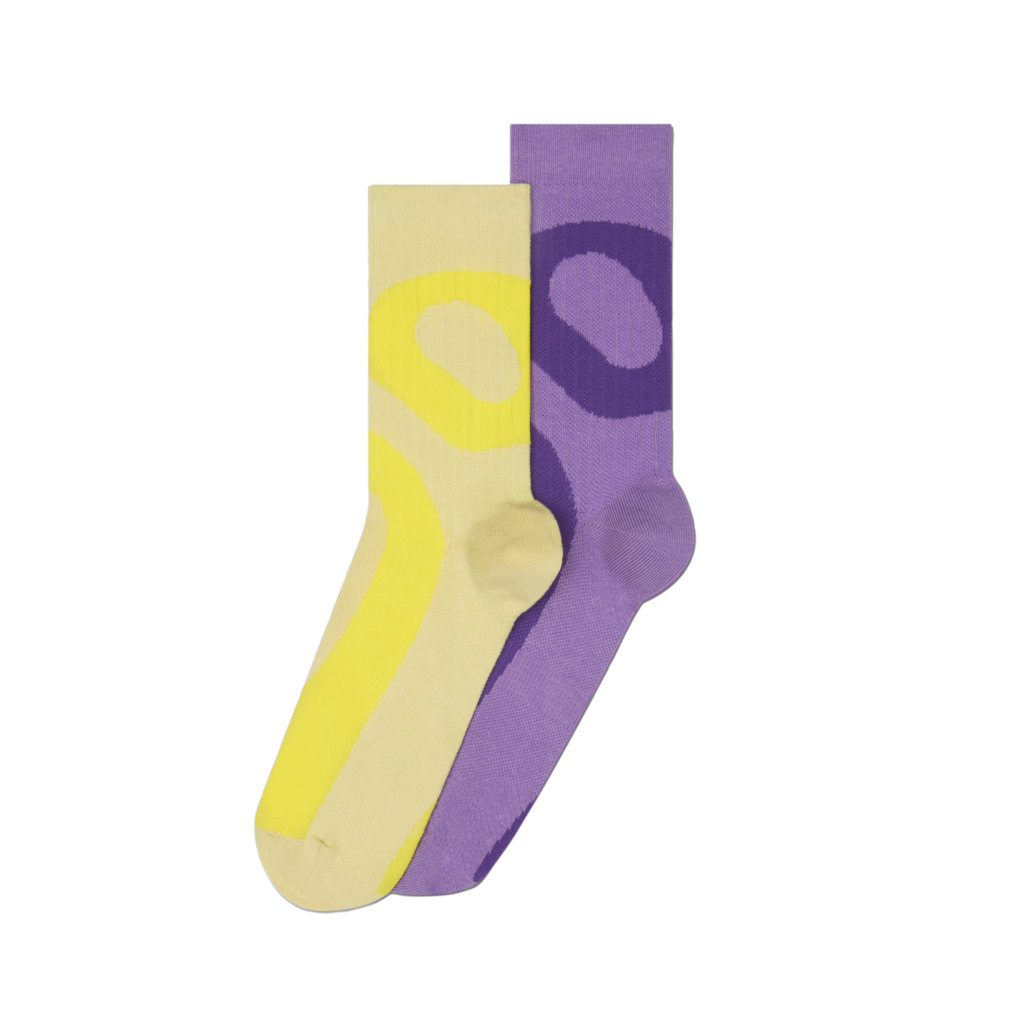 Unisex On Liquid Logo Sock High 2P