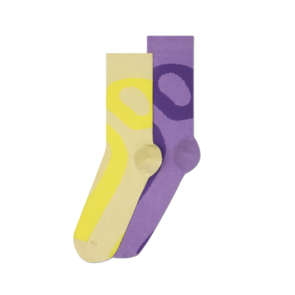 Unisex On Liquid Logo Sock High 2P