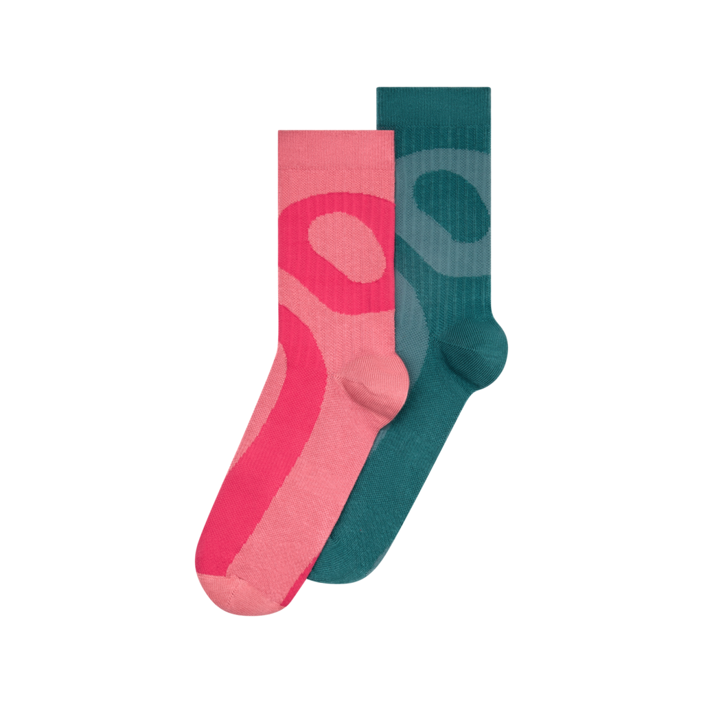 Unisex On Liquid Logo Sock High 2P