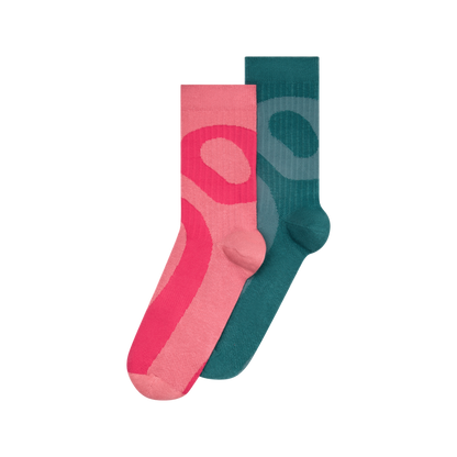 Unisex On Liquid Logo Sock High 2P