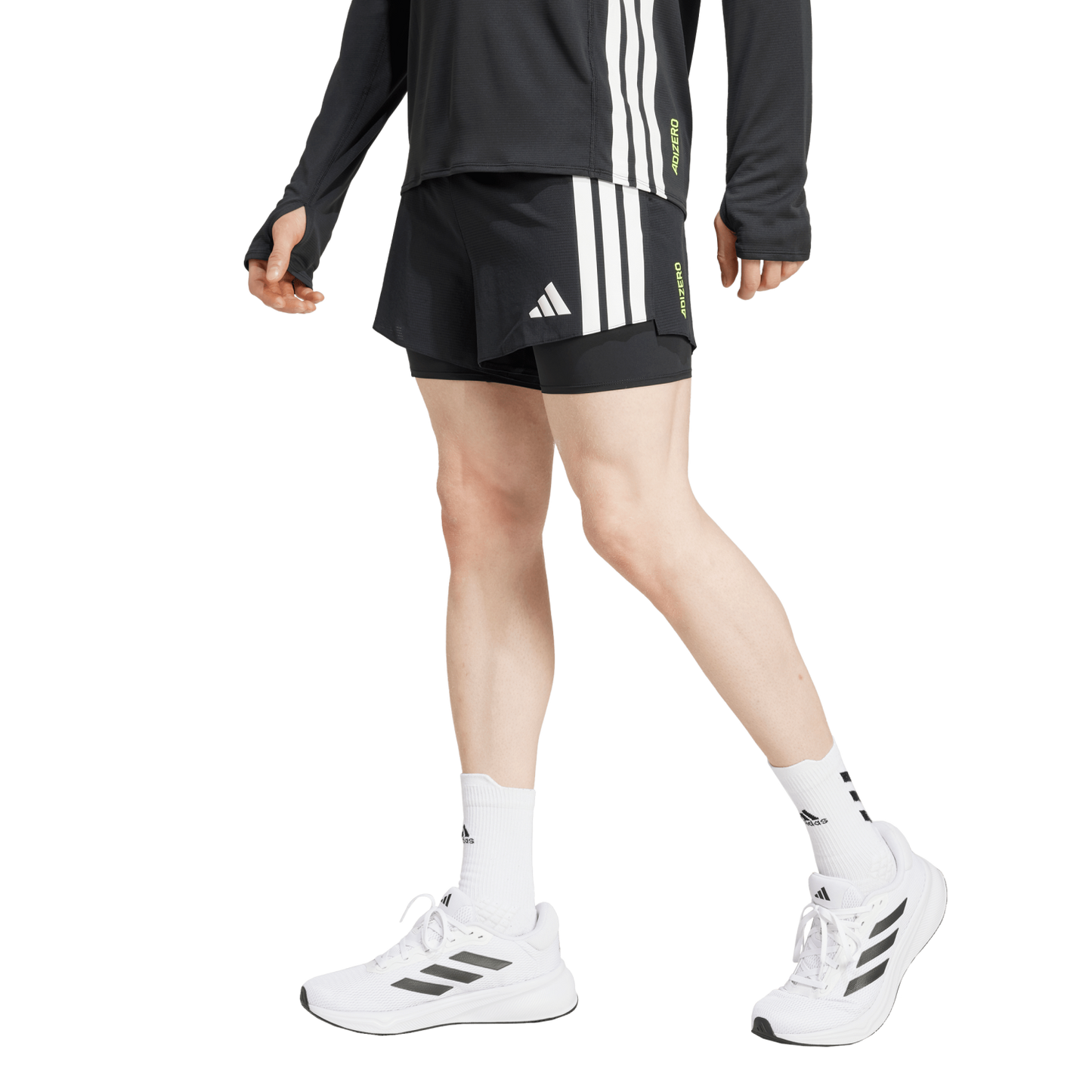 Mens Adidas Adizero 2in1 Shorts