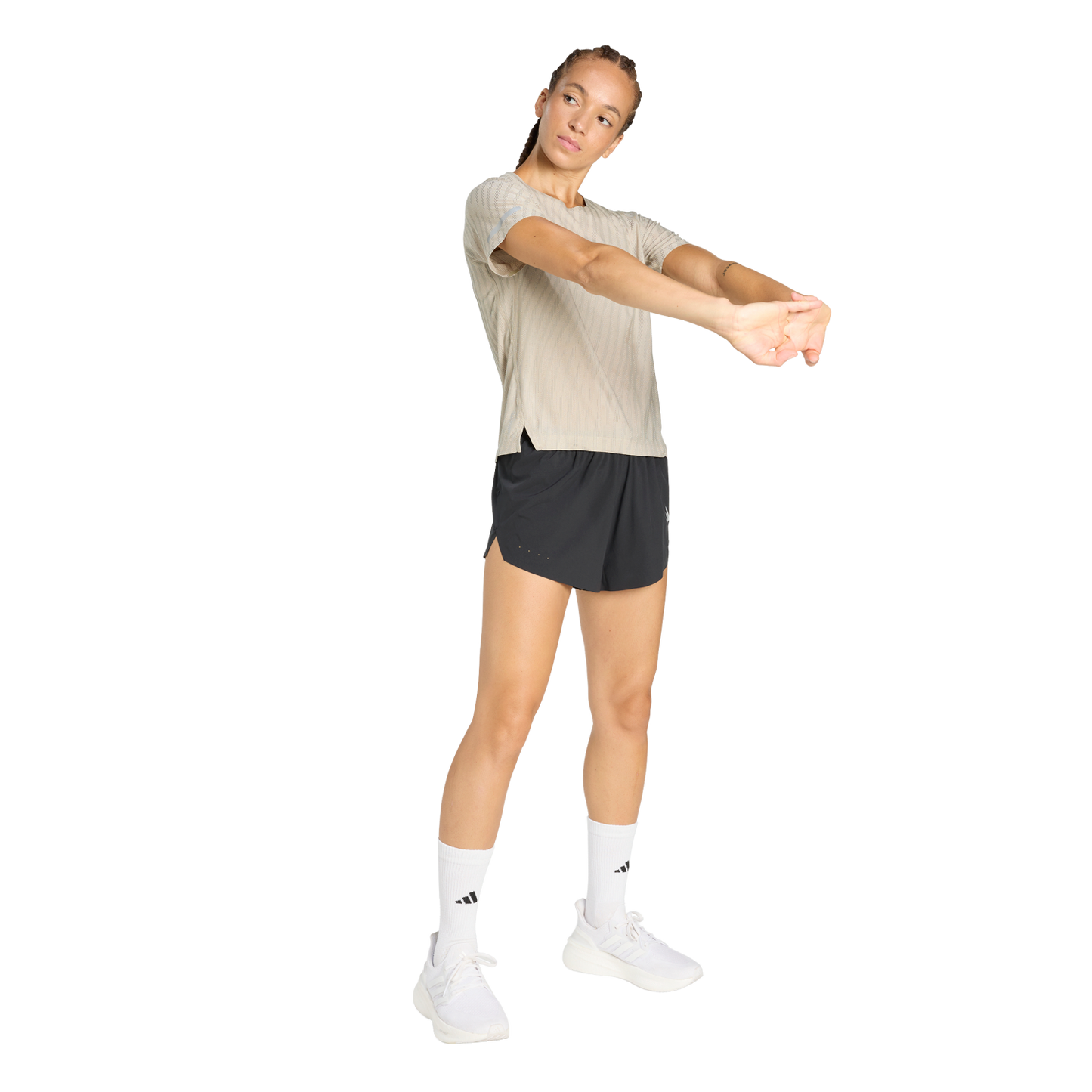 Womens Adidas ADI365 Climacool+ 2 Pocket Shorts 3"