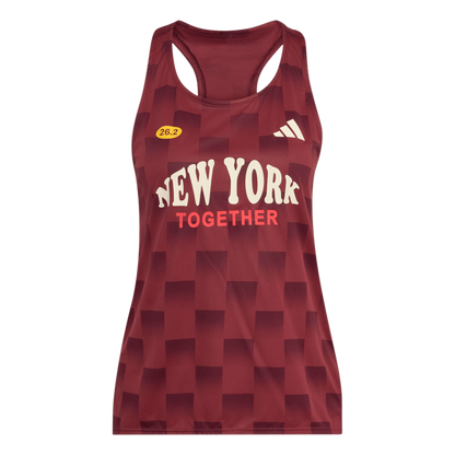 Womens Adidas Adizero NYC Singlet