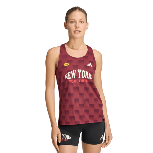 Womens Adidas Adizero NYC Singlet