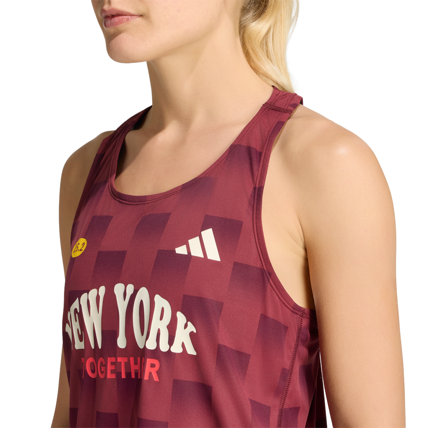 Womens Adidas Adizero NYC Singlet
