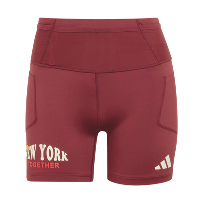 Womens Adidas Adizero NYC Running Short Leggings 4"