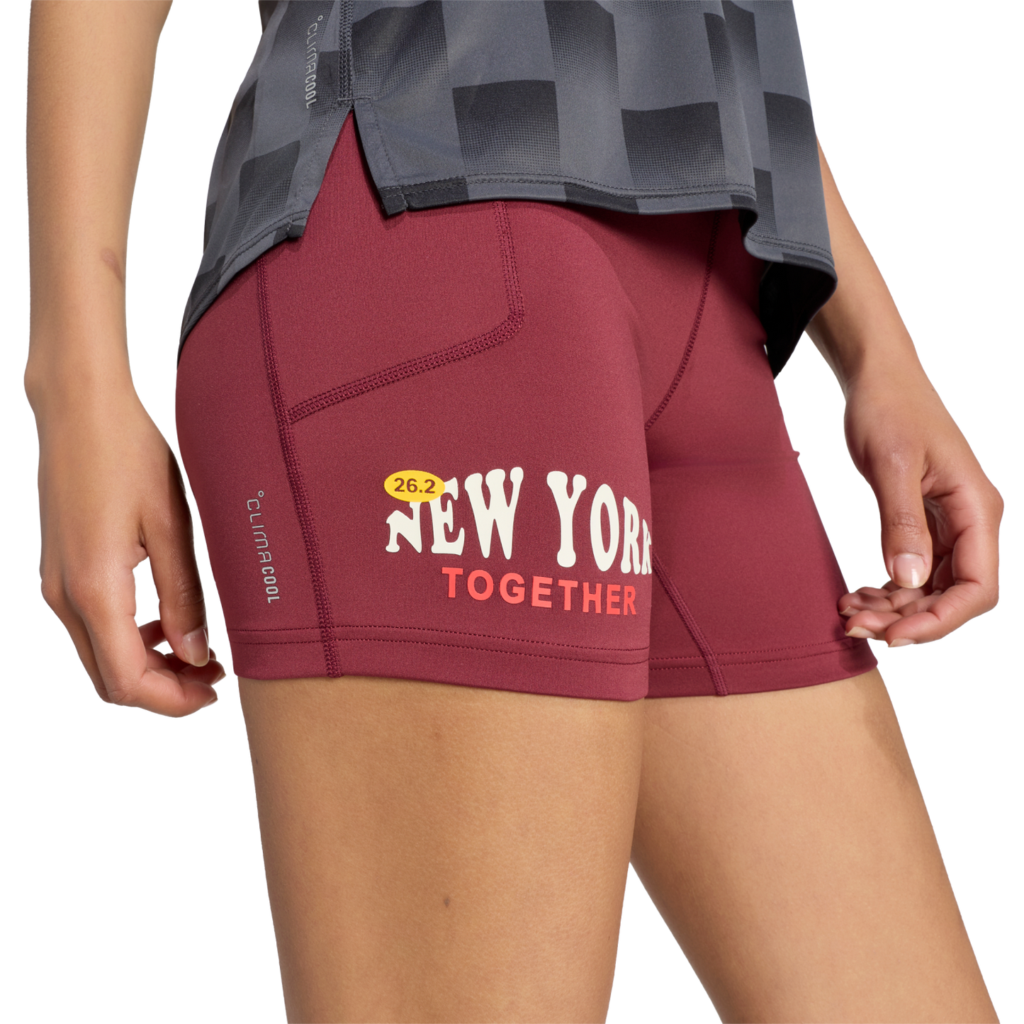 Womens Adidas Adizero NYC Running Short Leggings 4"