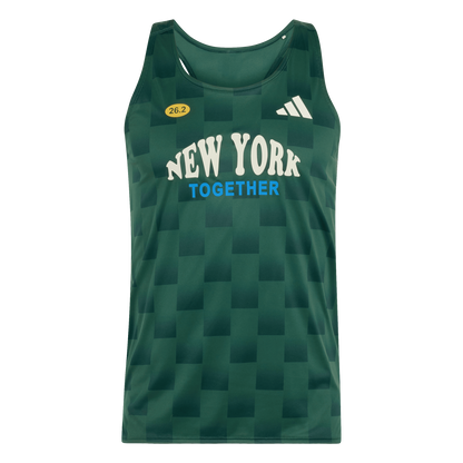 Mens Adidas Adizero NYC Singlet