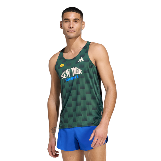 Mens Adidas Adizero NYC Singlet