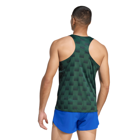 Mens Adidas Adizero NYC Singlet