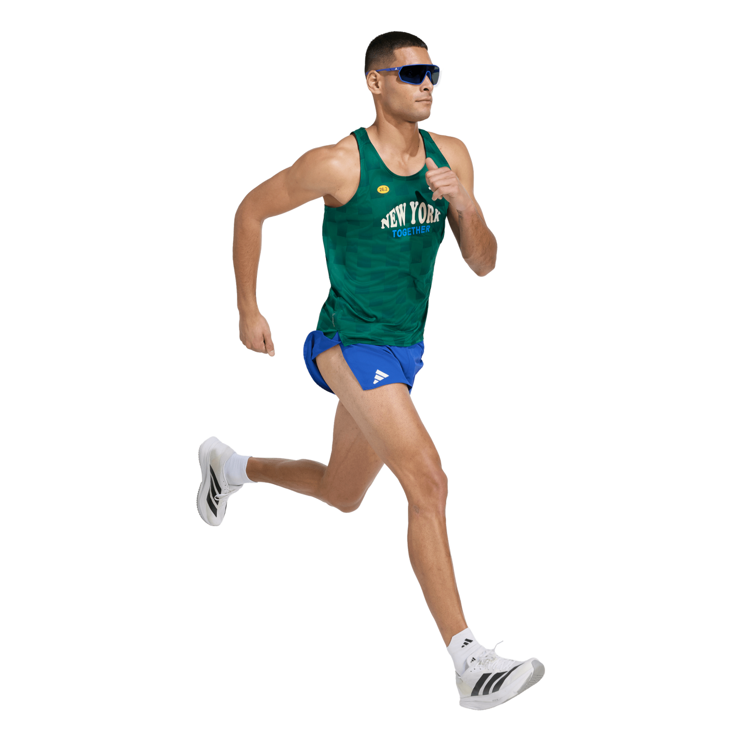 Mens Adidas Adizero NYC Singlet