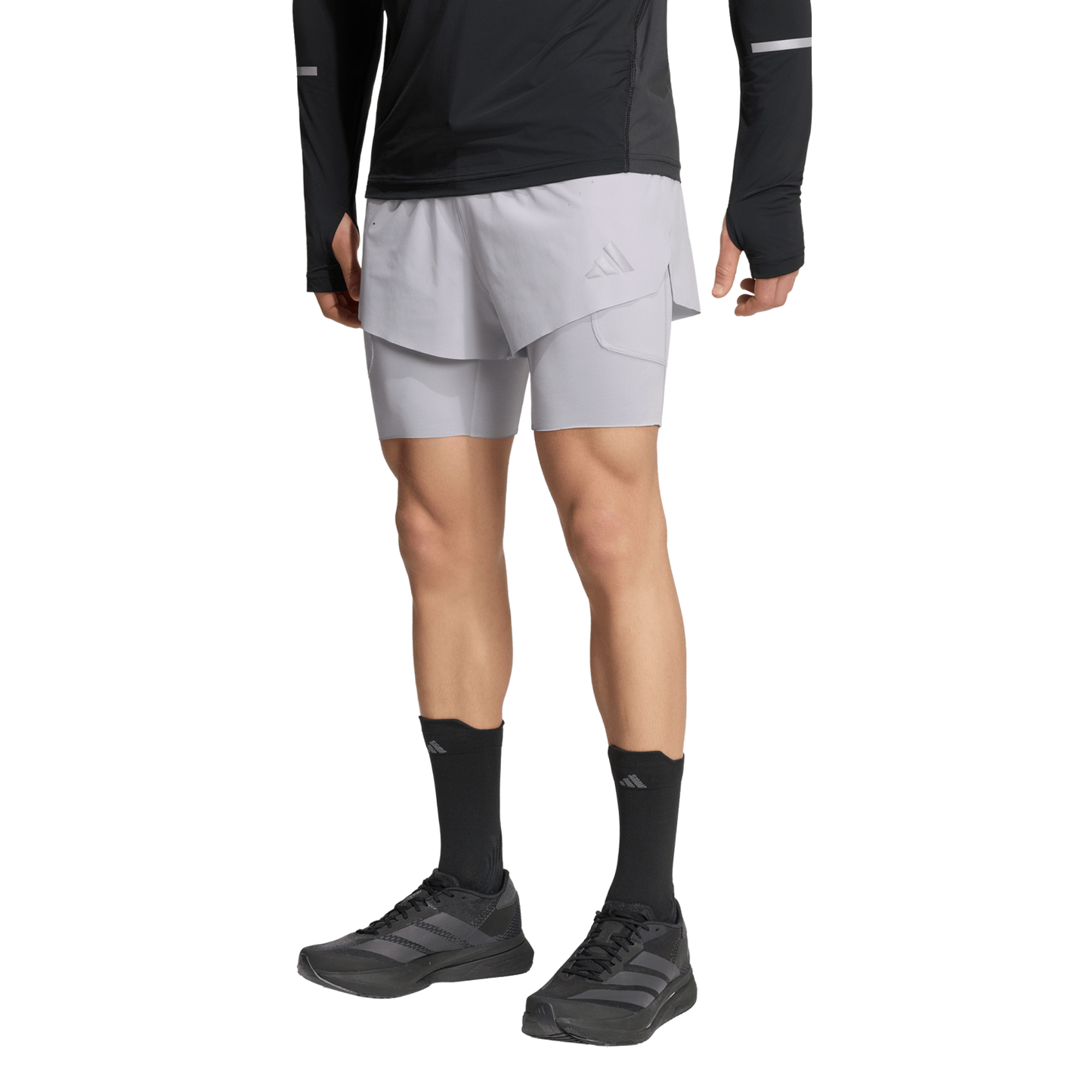 Mens Adidas ADI365 Climacool+ 4 Pocket 2in1 Shorts
