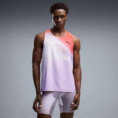 Mens Puma Lightspeed ULTRAWEAVE Graphic Singlet