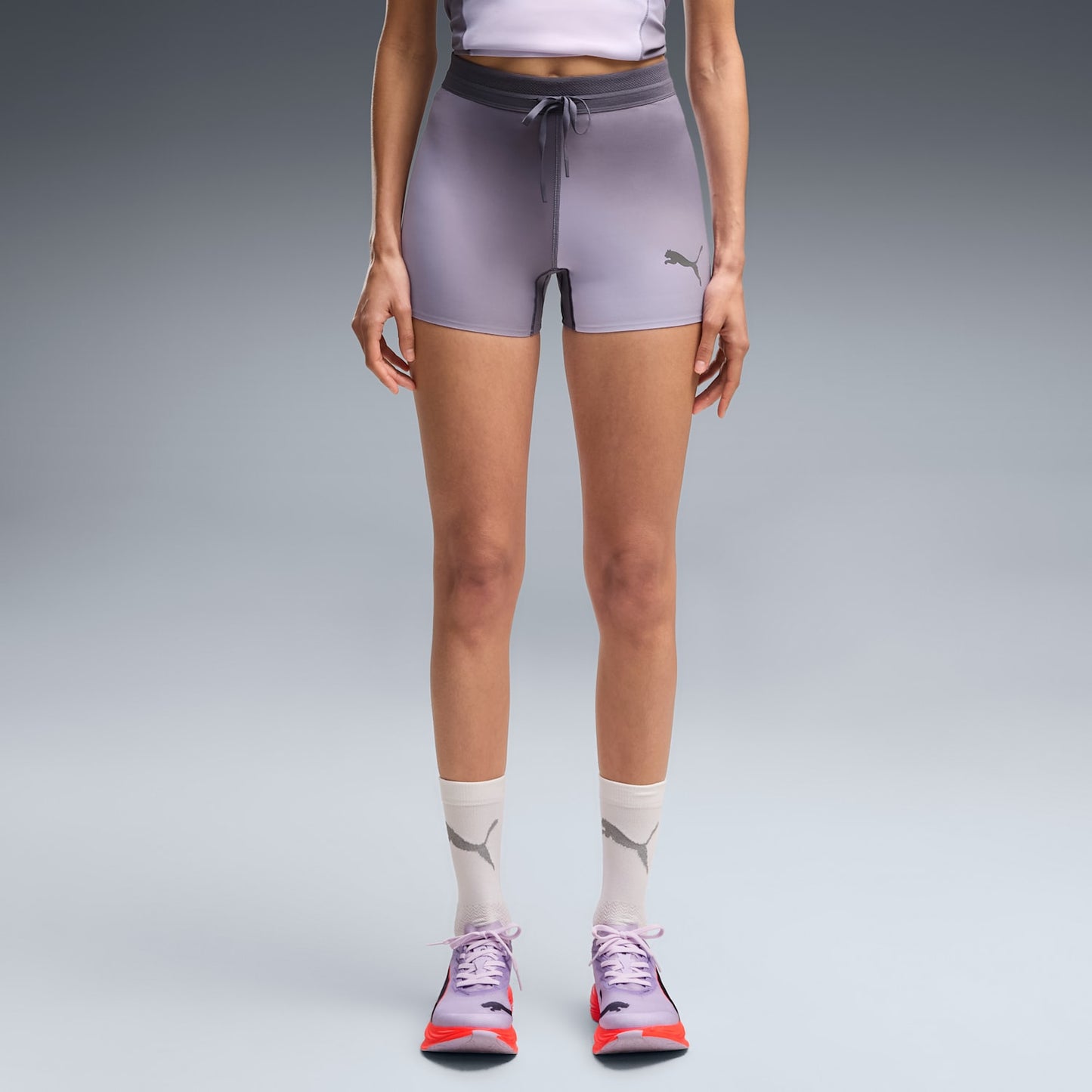 Womens Puma LIGHTSPEED AOP 3" Short Tight