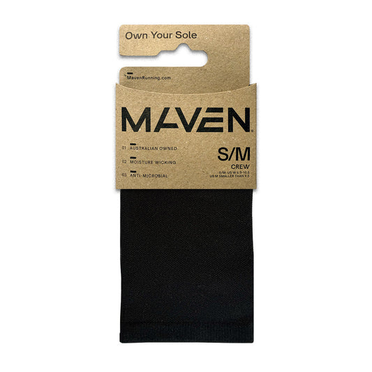 Unisex Maven Crew Running Sock