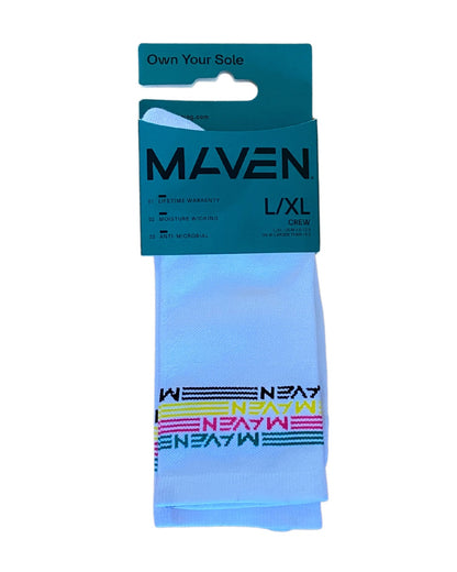 Unisex Maven Crew Running Sock