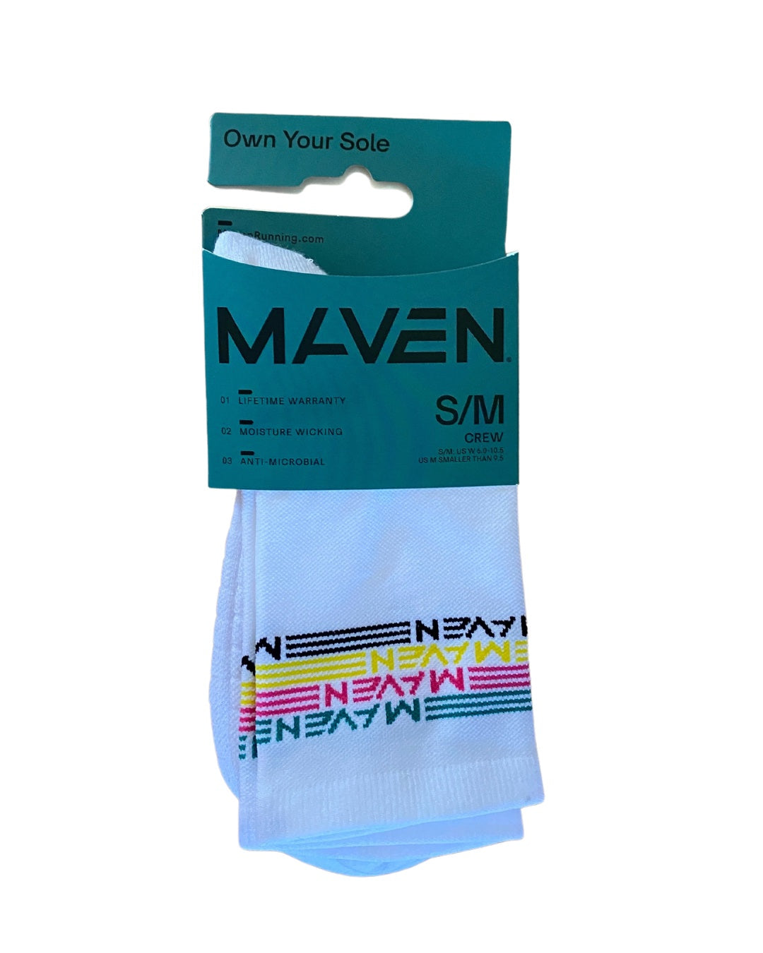Unisex Maven Crew Running Sock