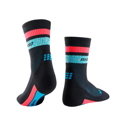 Womens CEP Miami Vibes Mid Cut Sock