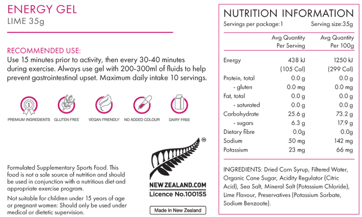 PeakFuel Energy Gel