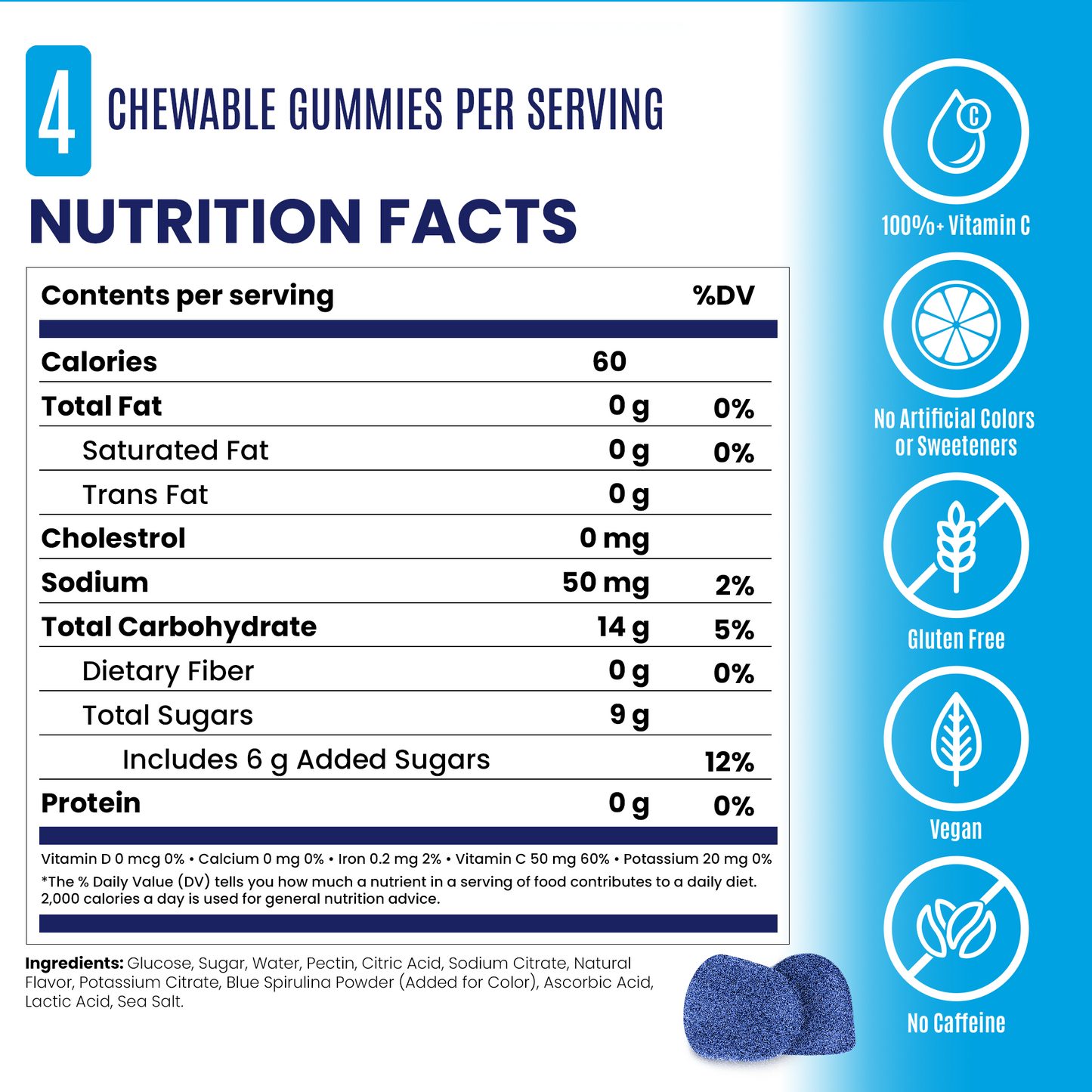 SaltStick Energy Gummies - 8 Count Packet - Single