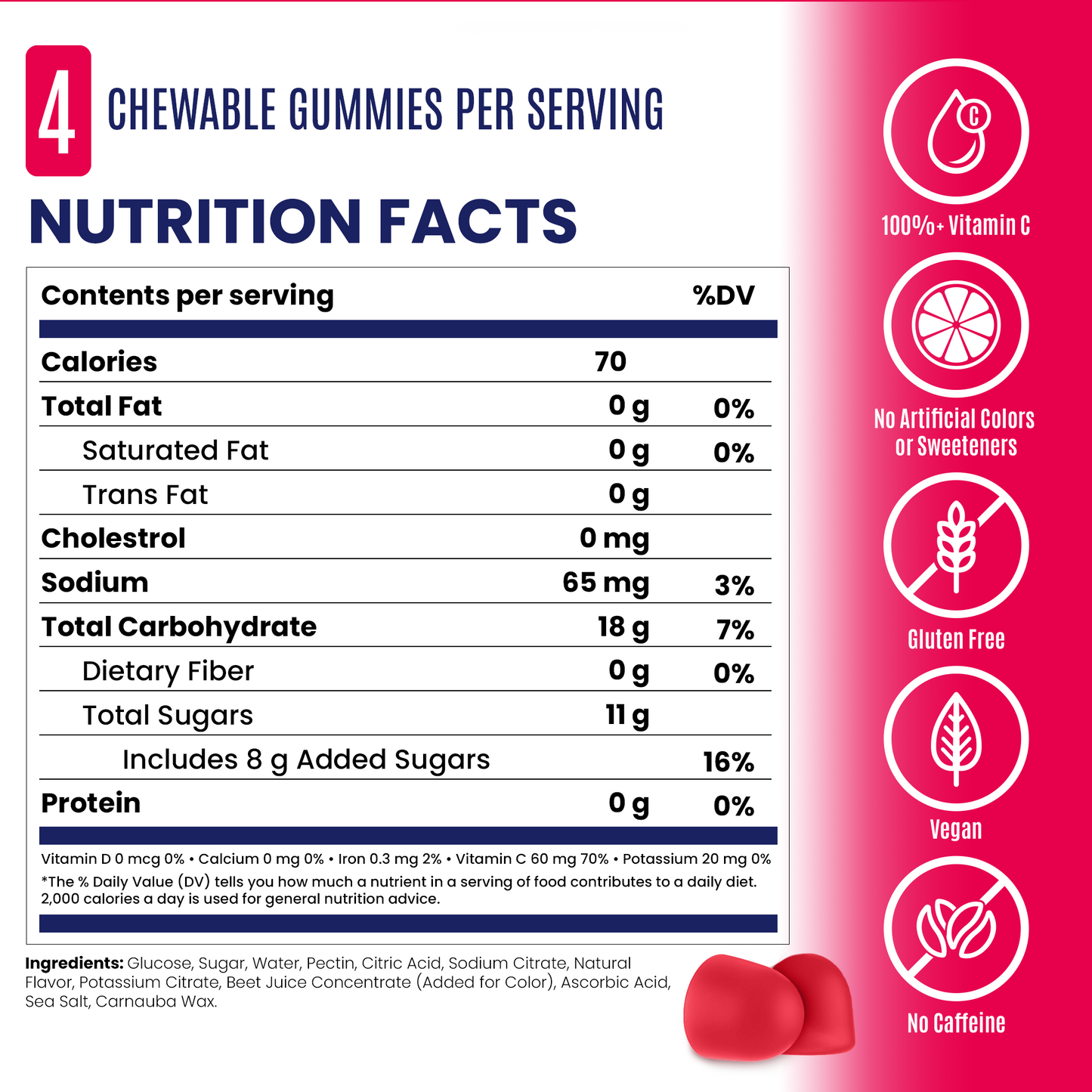 SaltStick Energy Gummies - 8 Count Packet - Single
