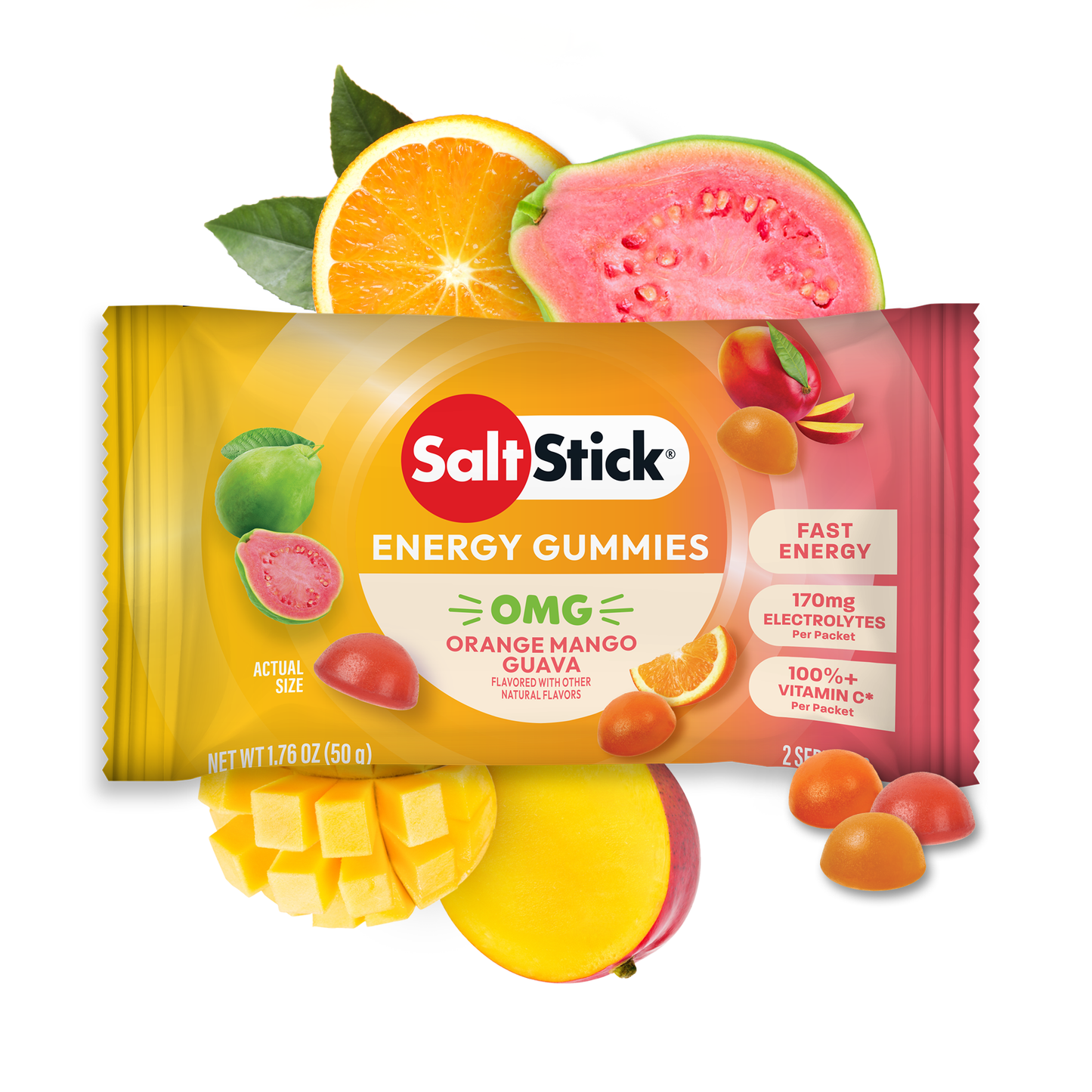 SaltStick Energy Gummies - 8 Count Packet - Single
