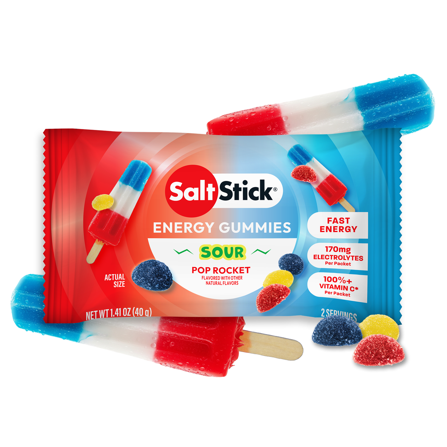 SaltStick Energy Gummies - 8 Count Packet - Single