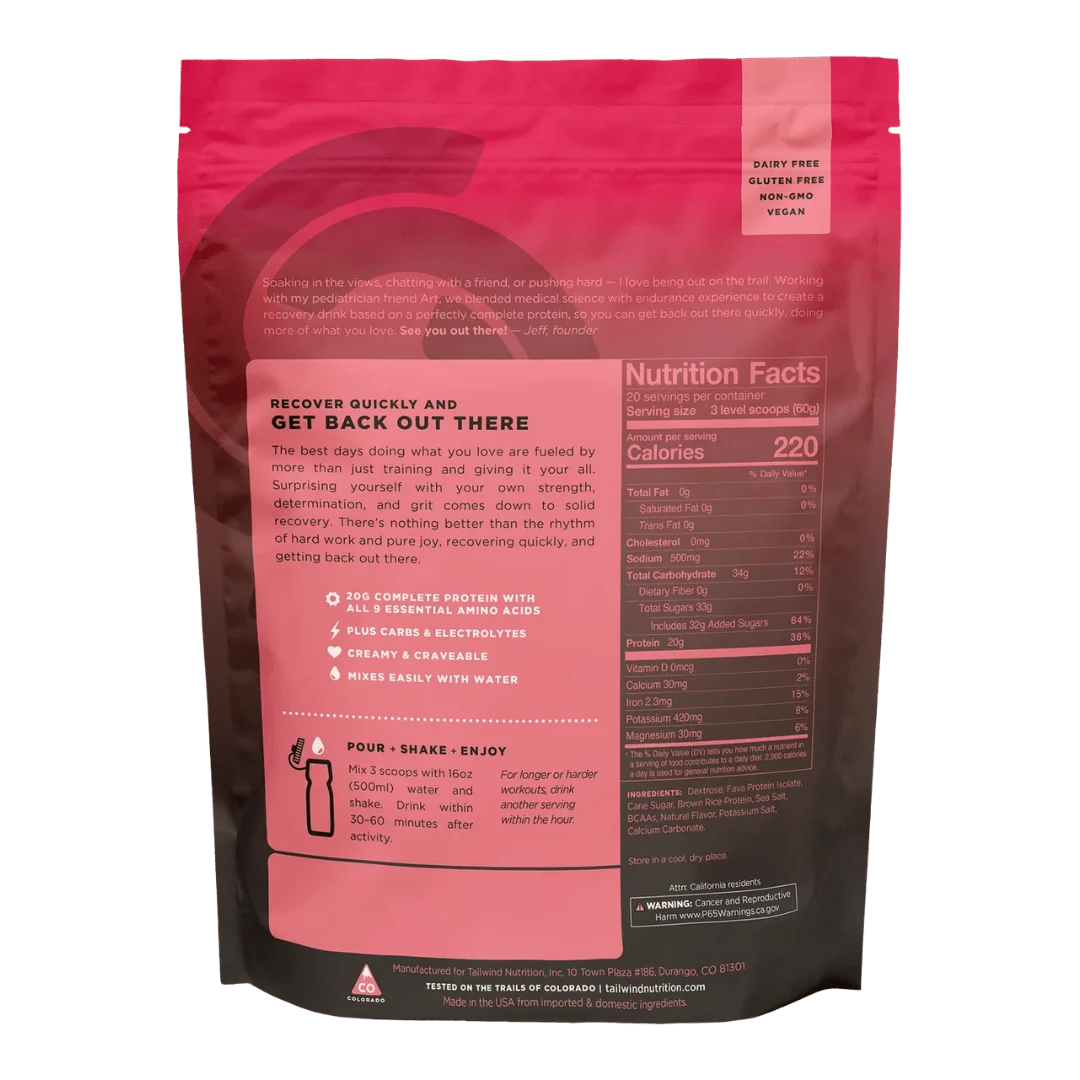 Tailwind FAVA Recovery Mix - 20g Protein (20 Serve)