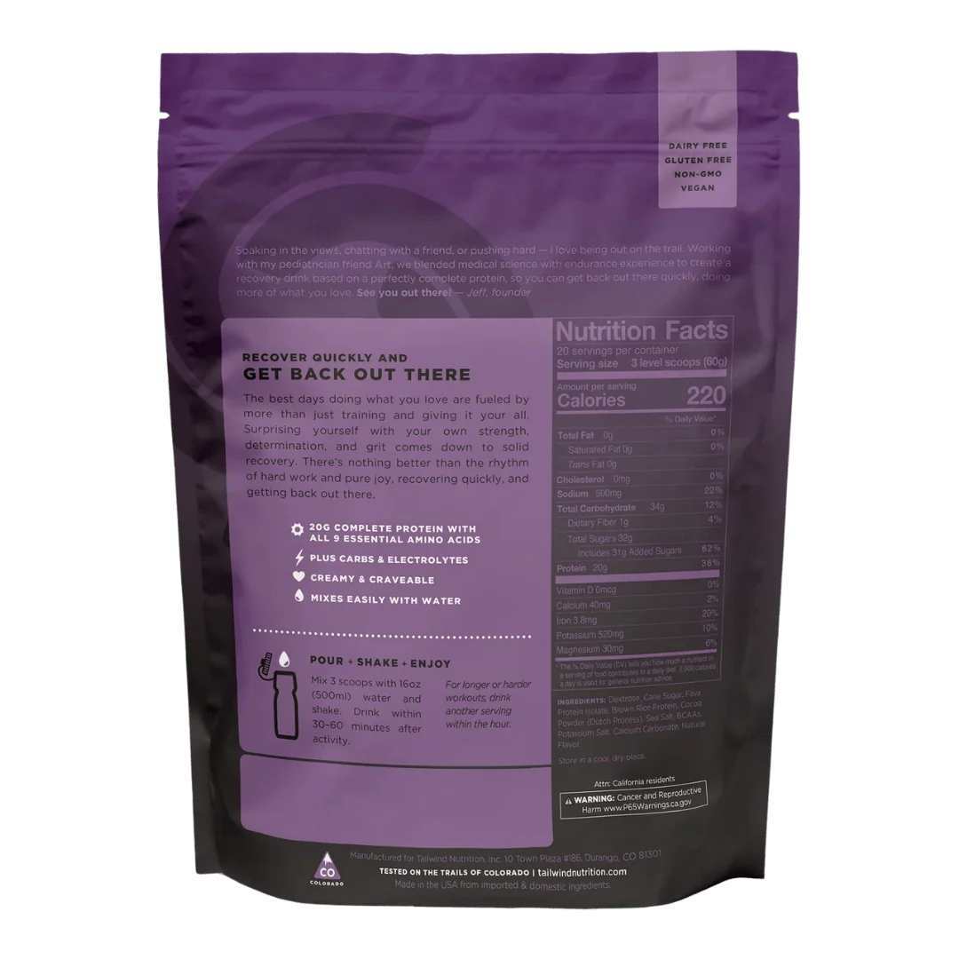 Tailwind FAVA Recovery Mix - 20g Protein (20 Serve)