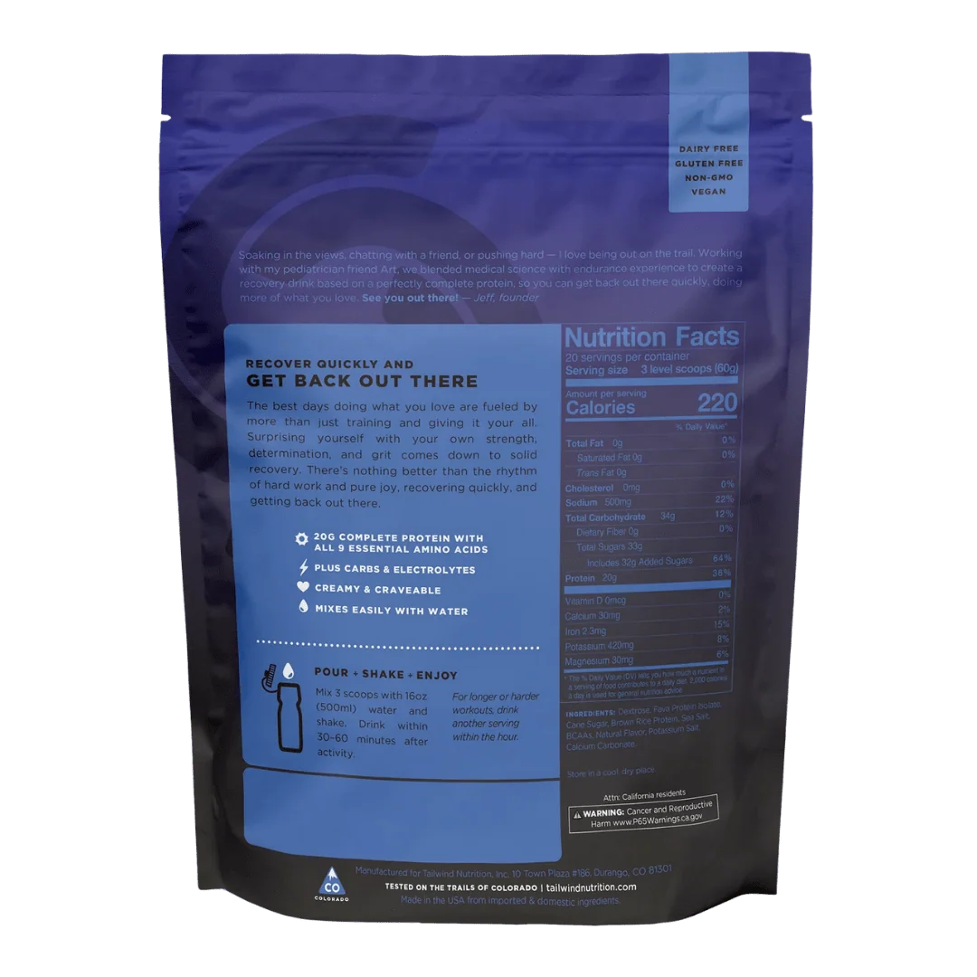 Tailwind FAVA Recovery Mix - 20g Protein (20 Serve)