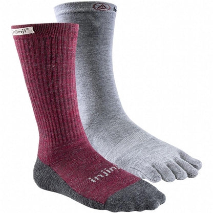 Womens Injinji Outdoor Hiker + Liner Crew