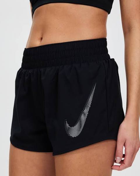 Womens Nike Dri-Fit One Swoosh Mid-Rise Running Shorts