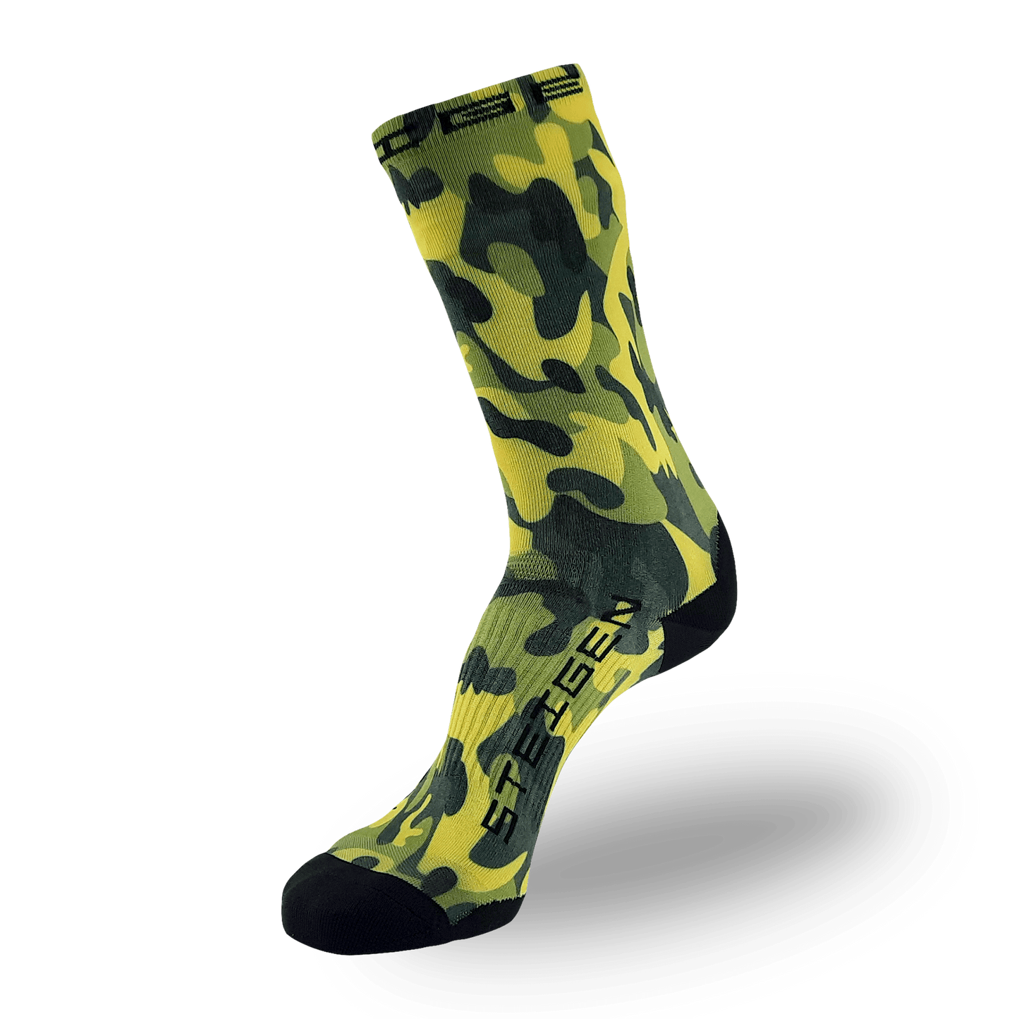 Steigen Socks (Size 5-12) Green Camo 3/4