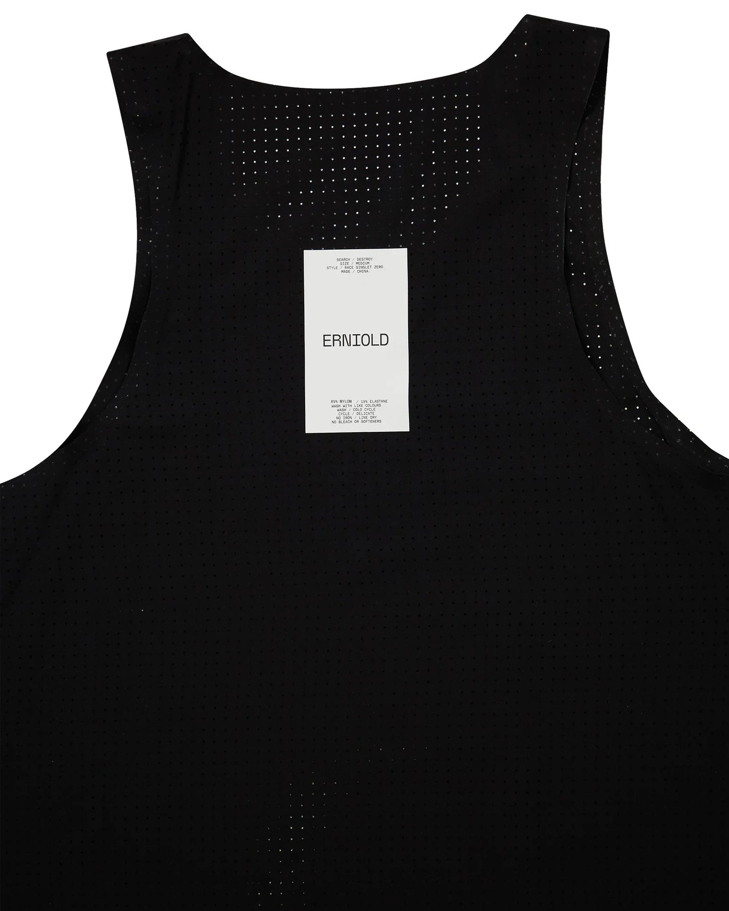 Mens Erniold Race Singlet Zero