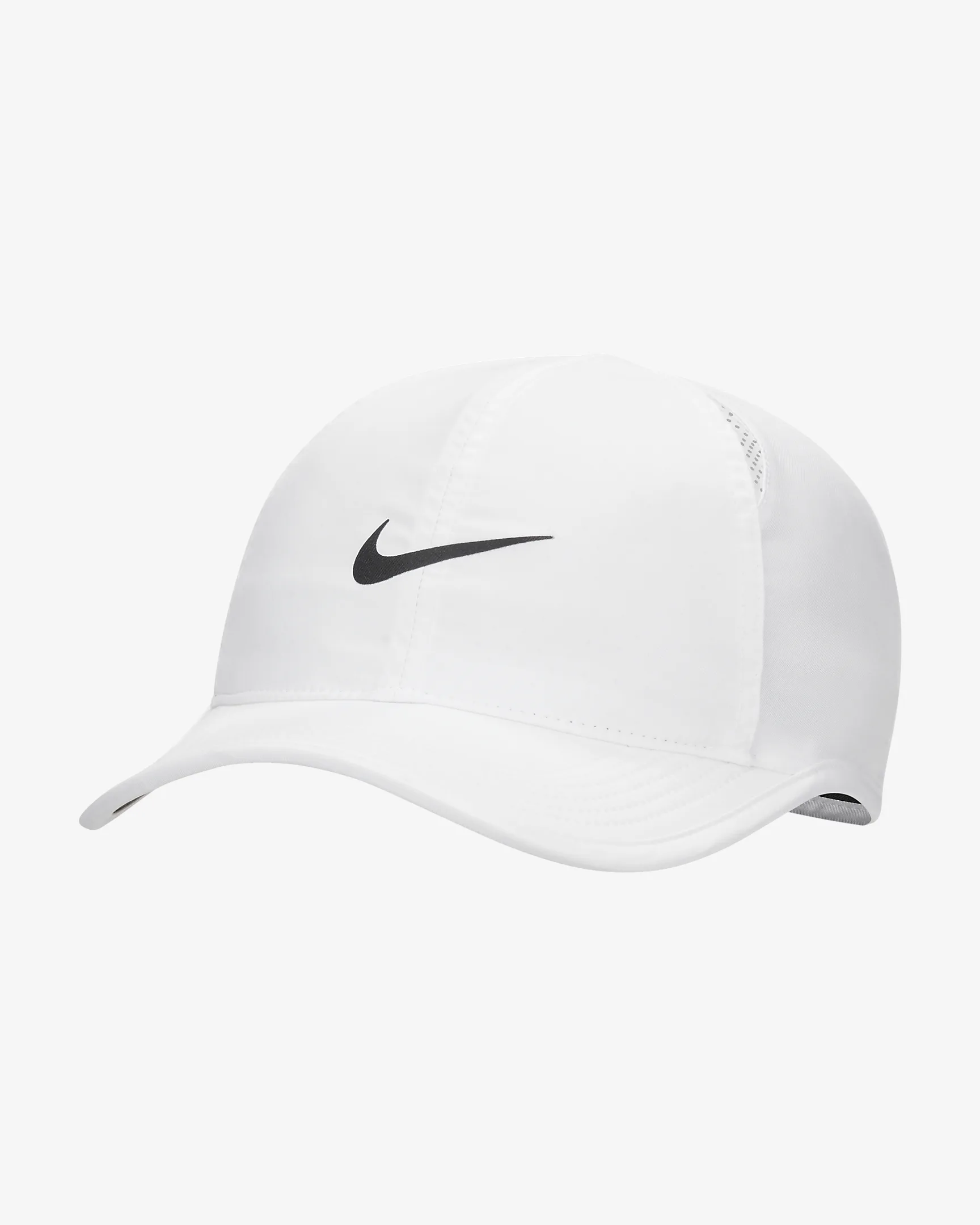 Running Hat Nike White Women's Cap Unisex Nike Dri-Fit Club