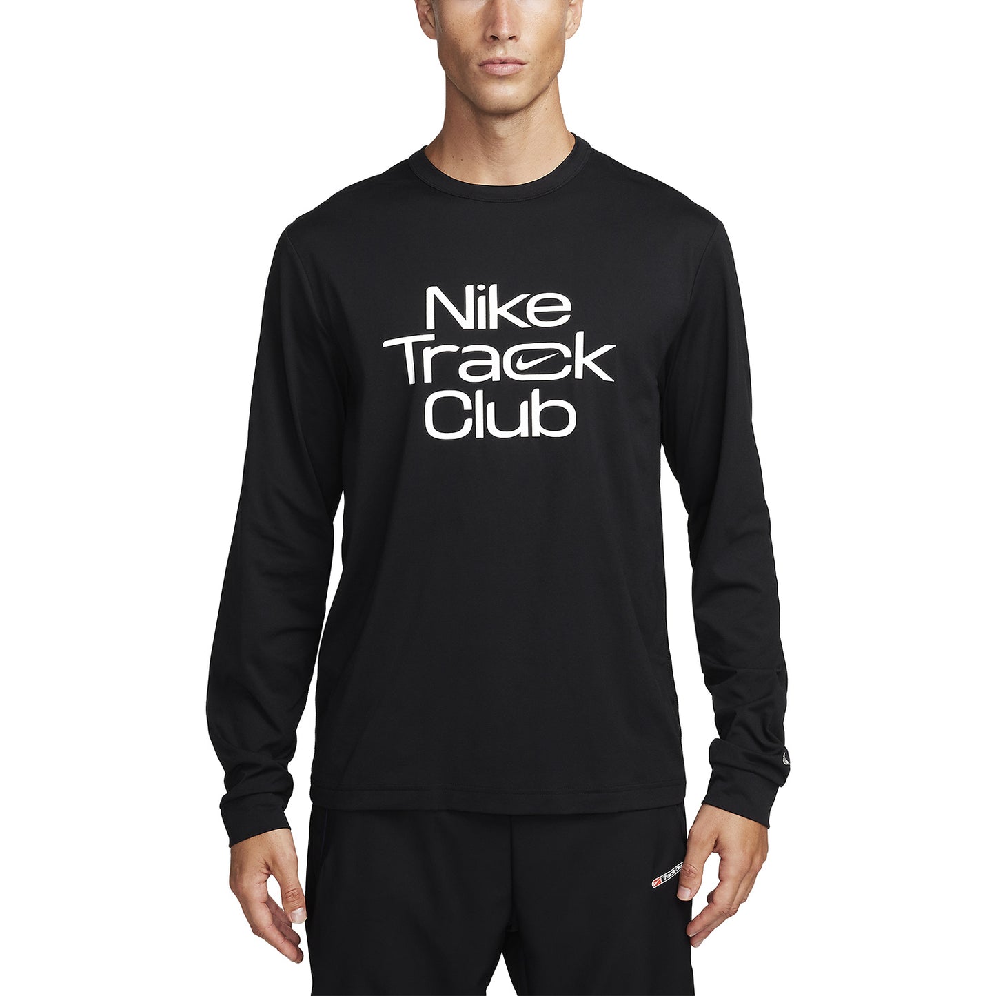 Mens Nike DF Track Club Hyverse LS