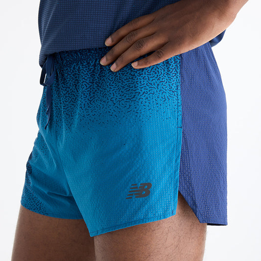 Mens New Balance RC Ultra Light Printed Short 3"