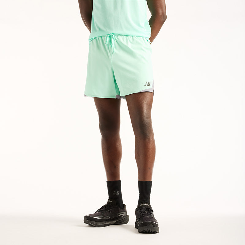 Mens New Balance RC Essential Short 5"