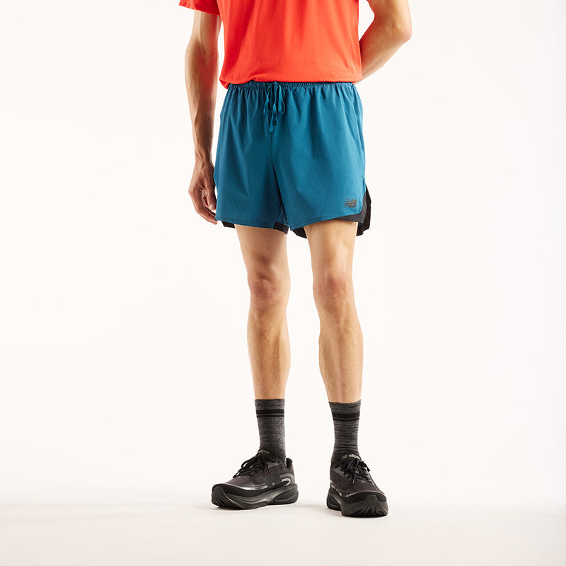 Mens New Balance RC Essential Short 5"