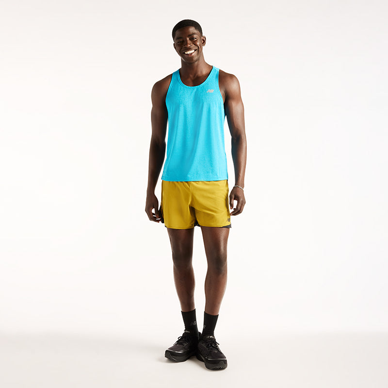 Mens New Balance Athletics Singlet