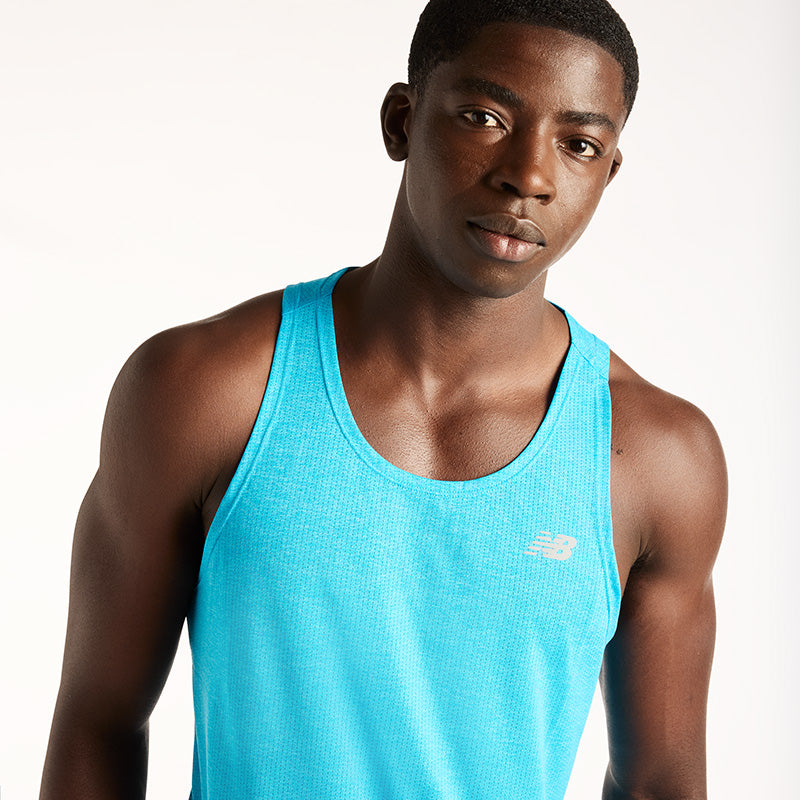 Mens New Balance Athletics Singlet