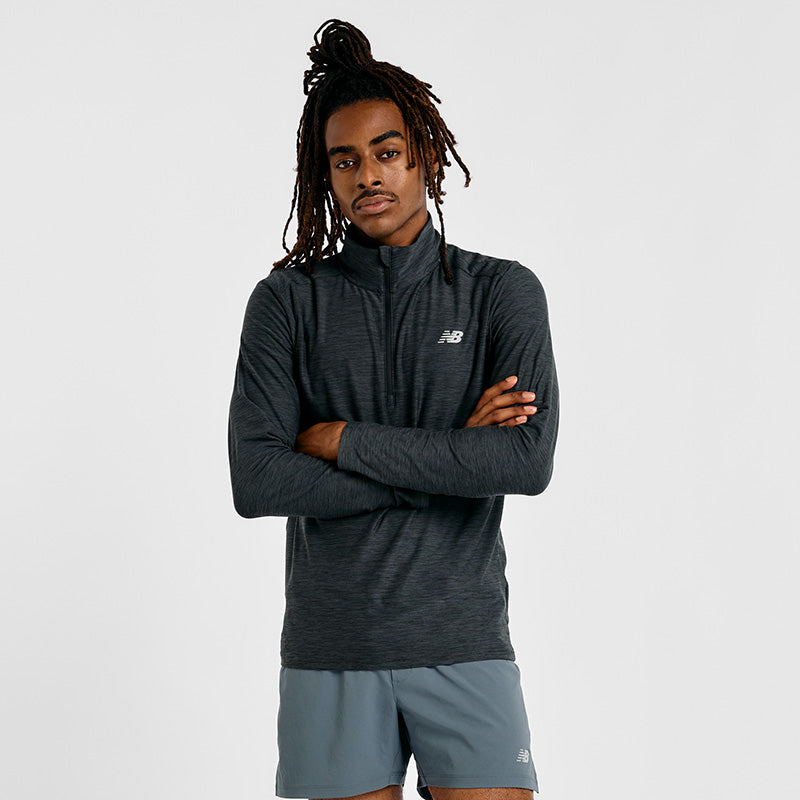 Mens New Balance Space Dye 1/4 Zip