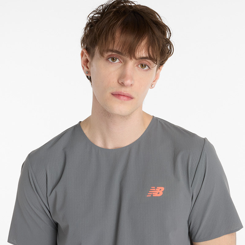 Mens New Balance Race Day Ultra Light T-Shirt