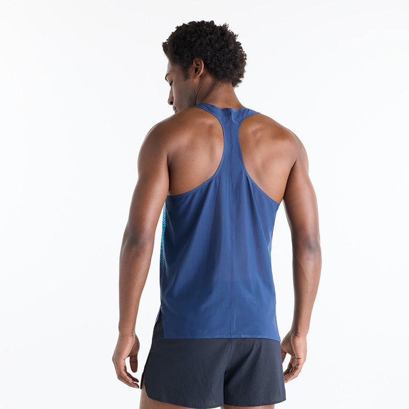 Mens New Balance Race Day Ultra Light Printed Singlet