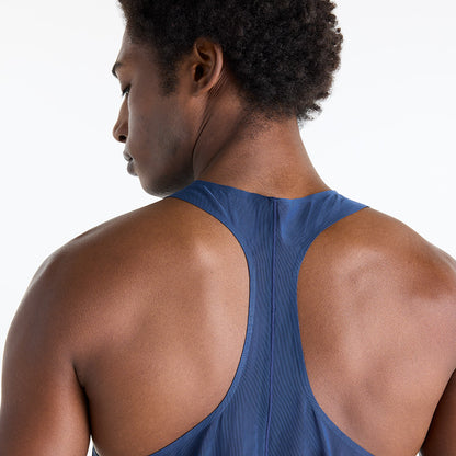 Mens New Balance Race Day Ultra Light Printed Singlet
